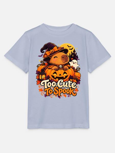 Halloween Capybara Too Cute To Spook - Stanley/Stella Kinder T-Shirt MINI CREATOR - Lavendel-Violett