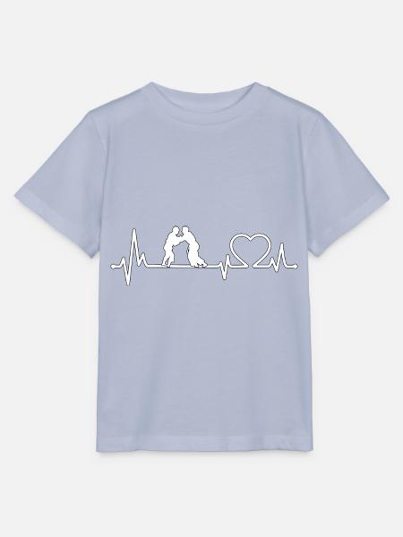 Herzschlag Judo - Stanley/Stella Kinder T-Shirt MINI CREATOR  - Lavendel-Violett