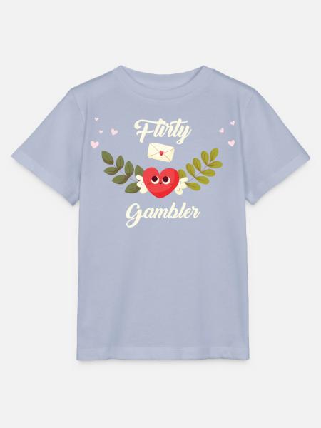 Flirty Gambler - Stanley/Stella Kinder T-Shirt MINI CREATOR  - Lavendel-Violett