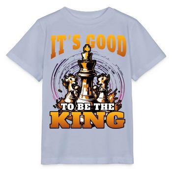 Schach König Chess Spruch - Geschenk - Stanley/Stella Kinder T-Shirt MINI CREATOR  - Lavendel-Violett - Vorne - Braiden (125cm)