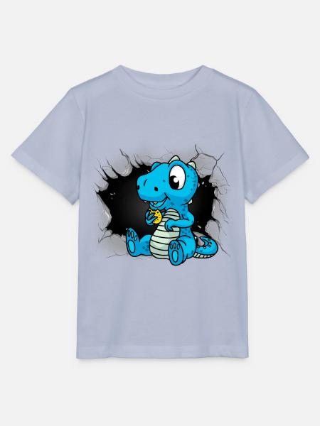 Dinos Dinosaurier Drache Drachen Kekse Kind Kinder - Stanley/Stella Kinder T-Shirt MINI CREATOR  - Lavendel-Violett