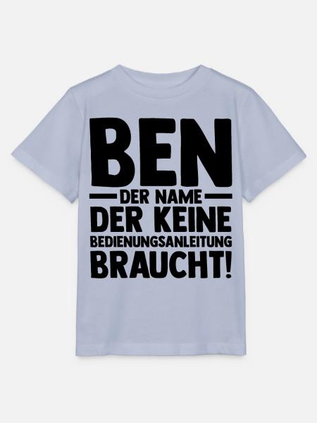 Vorname Ben - Stanley/Stella Kinder T-Shirt MINI CREATOR - Lavendel-Violett