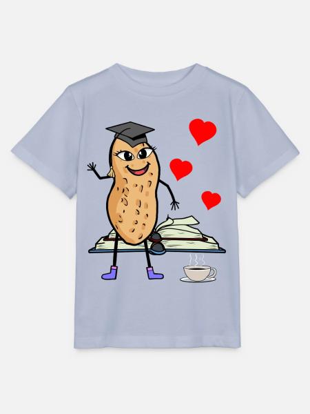 Erdnuss Studentin Studieren Studium Uni - Stanley/Stella Kinder T-Shirt MINI CREATOR - Lavendel-Violett