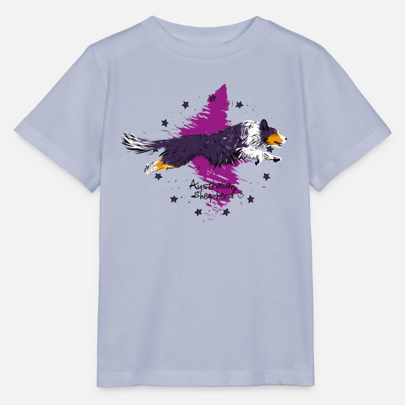 Australian Shepherd - Stanley/Stella Kinder T-Shirt MINI CREATOR  - Lavendel-Violett