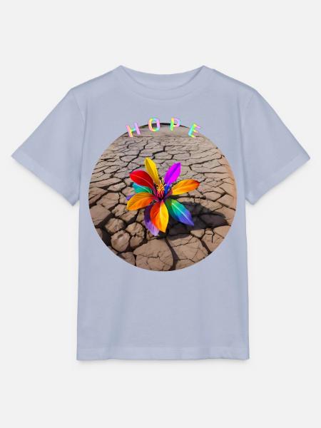 Regenbogenblume der Hoffnung - Stanley/Stella Kinder T-Shirt MINI CREATOR - Lavendel-Violett