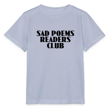 sad poems readers club - Stanley/Stella MINI CREATOR Kids’ T-Shirt - lavender-violet - Front - Braiden (125cm)