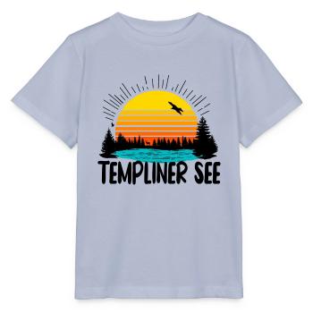 Templiner See - Stanley/Stella Kinder T-Shirt MINI CREATOR  - Lavendel-Violett - Vorne - Braiden (125cm)