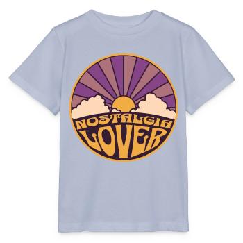 Nostalgia Lover Retro Sunset - Stanley/Stella MINI CREATOR Kids’ T-Shirt - lavender-violet - Front - Braiden (125cm)
