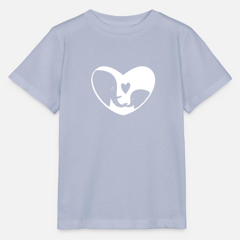 Éléphant - éléphant - T-shirt bio MINI CREATOR Stanley/Stella Enfant - lavande-violet