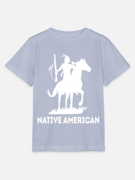 cooler Indianer Häuptling - Stanley/Stella Kinder T-Shirt MINI CREATOR - Lavendel-Violett