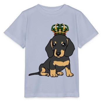 Dackel Hunderasse Hund Hunde Tiere König - Stanley/Stella Kinder T-Shirt MINI CREATOR  - Lavendel-Violett - Vorne - Braiden (125cm)