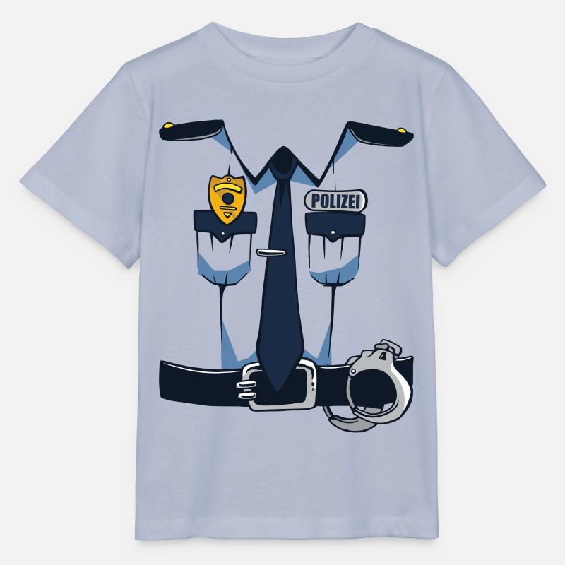 Costume d'uniforme de mardi gras carnaval policier - T-shirt bio MINI CREATOR Stanley/Stella Enfant - lavande-violet