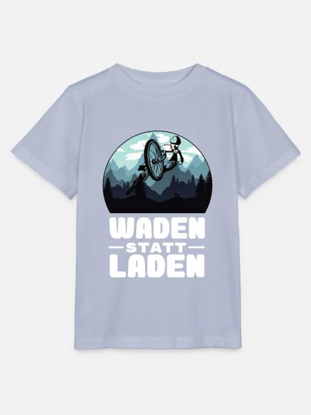 Fahrrad - Waden statt Laden - MTB Rennrad Spruch - Stanley/Stella Kinder T-Shirt MINI CREATOR - Lavendel-Violett