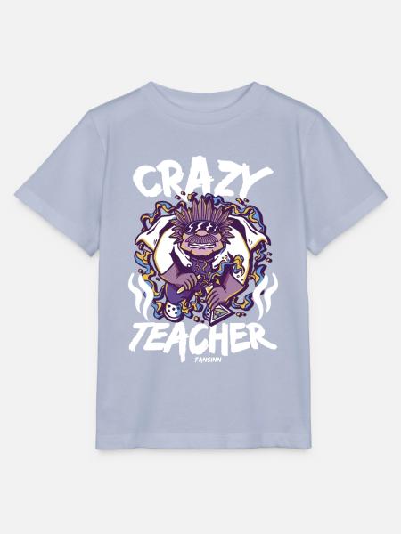 Crazy Teacher - Stanley/Stella Kinder T-Shirt MINI CREATOR  - Lavendel-Violett
