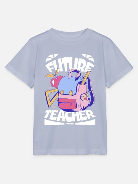 Future Teacher - Stanley/Stella Kinder T-Shirt MINI CREATOR - Lavendel-Violett