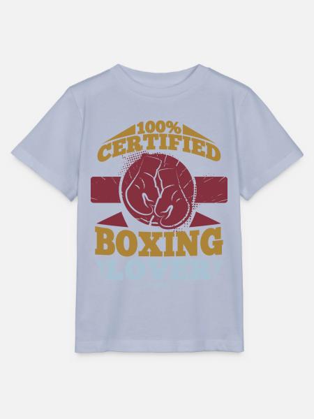 100% Certified Boxing Lover - Stanley/Stella Kinder T-Shirt MINI CREATOR - Lavendel-Violett
