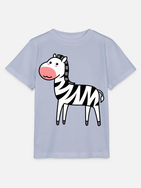 Zebra Comic Tier - Stanley/Stella Kinder T-Shirt MINI CREATOR - Lavendel-Violett