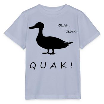 Quack duck funny - Stanley/Stella MINI CREATOR Kids’ T-Shirt - lavender-violet - Front - Braiden (125cm)