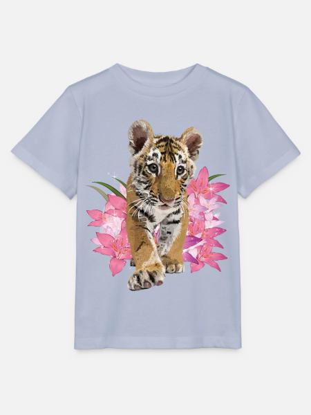 bengalischer Tiger - Stanley/Stella Kinder T-Shirt MINI CREATOR - Lavendel-Violett