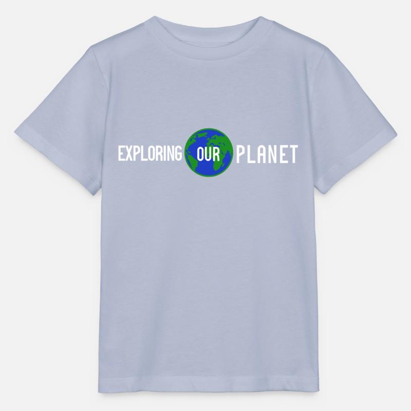 Globetrotters - Explorer notre planète - T-shirt bio MINI CREATOR Stanley/Stella Enfant - lavande-violet