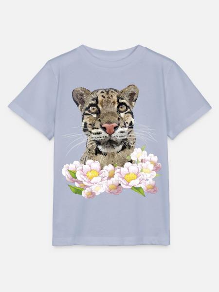 Leopardennebel - Stanley/Stella Kinder T-Shirt MINI CREATOR  - Lavendel-Violett