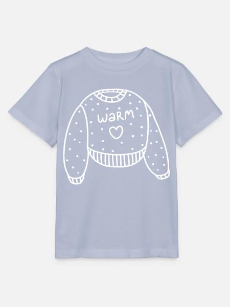Gemütlicher warmer Wollpullover - Stanley/Stella Kinder T-Shirt MINI CREATOR - Lavendel-Violett