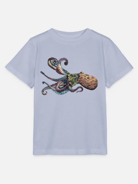 Oktopus Tintenfisch - Stanley/Stella Kinder T-Shirt MINI CREATOR  - Lavendel-Violett