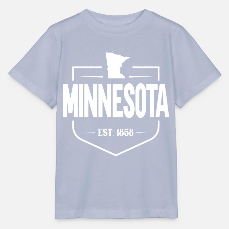 Minnesota - T-shirt bio MINI CREATOR Stanley/Stella Enfant - lavande-violet