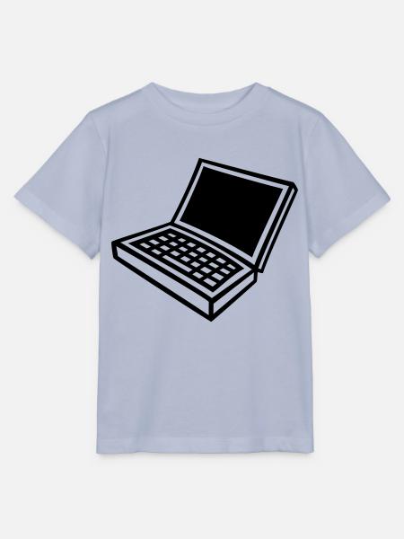 laptop_1c - Stanley/Stella Kinder T-Shirt MINI CREATOR - Lavendel-Violett