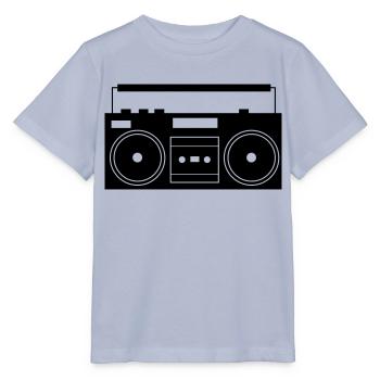 ghettoblaster_01 - Stanley/Stella MINI CREATOR Kids’ T-Shirt - lavender-violet - Front - Braiden (125cm)
