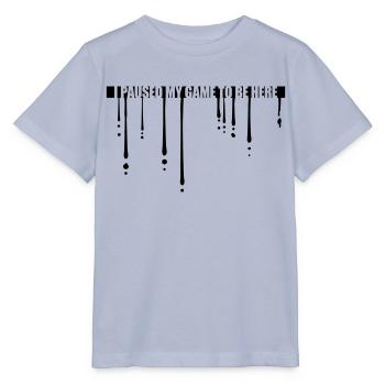 Drop Game Paused - Stanley/Stella MINI CREATOR Kids’ T-Shirt - lavender-violet - Front - Braiden (125cm)