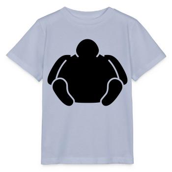 Sitting Fat Man - Stanley/Stella MINI CREATOR Kids’ T-Shirt - lavender-violet - Front - Braiden (125cm)