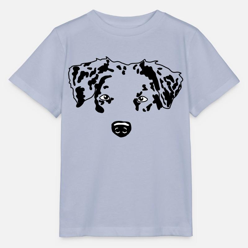 Berger australien minimal chien Aussie - T-shirt bio MINI CREATOR Stanley/Stella Enfant - lavande-violet