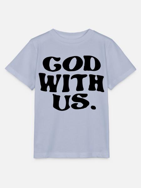 Gott sei mit uns - Stanley/Stella Kinder T-Shirt MINI CREATOR - Lavendel-Violett
