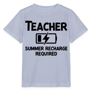 Recharge d’été pour les enseignants - T-shirt bio MINI CREATOR Stanley/Stella Enfant - lavande-violet - Devant - Braiden (125cm)