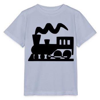 Lokomotive - Stanley/Stella Kinder T-Shirt MINI CREATOR  - Lavendel-Violett - Vorne - Braiden (125cm)