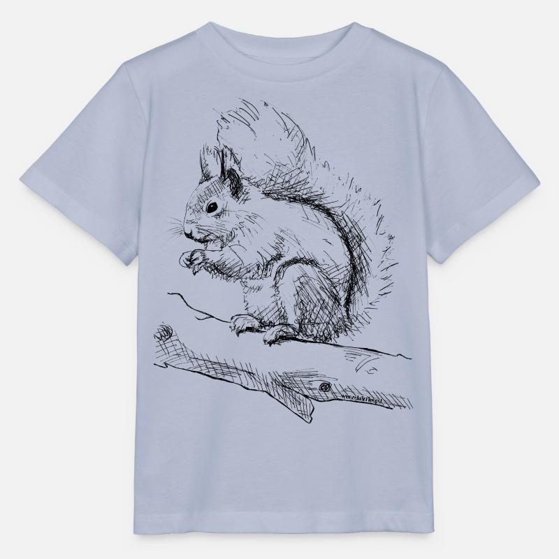 Eichhörnchen - Stanley/Stella Kinder T-Shirt MINI CREATOR - Lavendel-Violett