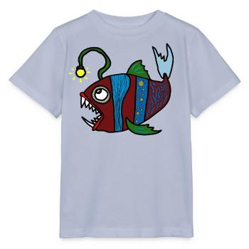 Anglerfisch - Stanley/Stella Kinder T-Shirt MINI CREATOR  - Lavendel-Violett - Vorne - Braiden (125cm)
