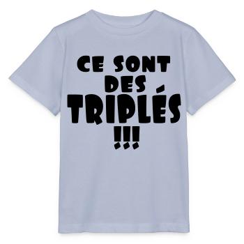 ce sont des triplés - T-shirt bio MINI CREATOR Stanley/Stella Enfant - lavande-violet - Devant - Braiden (125cm)