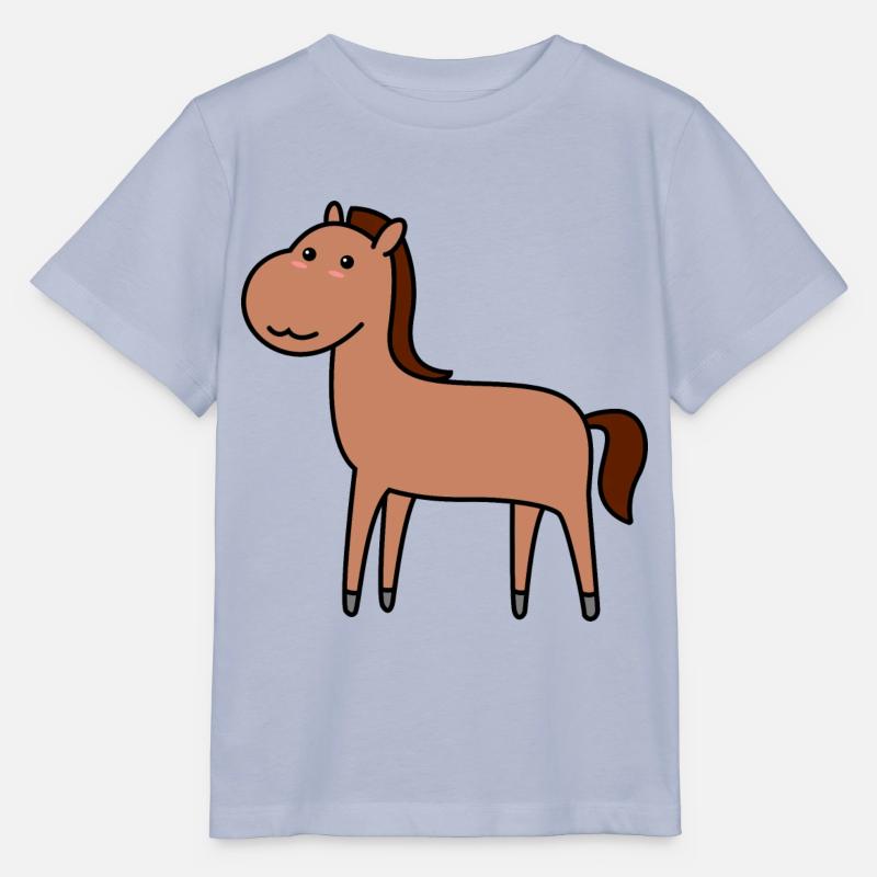 Cheval Comic Animal - T-shirt bio MINI CREATOR Stanley/Stella Enfant - lavande-violet
