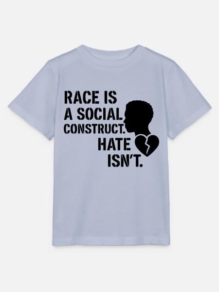 Hate is no social construct - Stanley/Stella Kinder T-Shirt MINI CREATOR - Lavendel-Violett