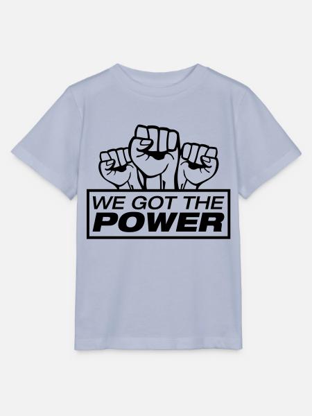 we_got_the_power_c1 - Stanley/Stella Kinder T-Shirt MINI CREATOR - Lavendel-Violett