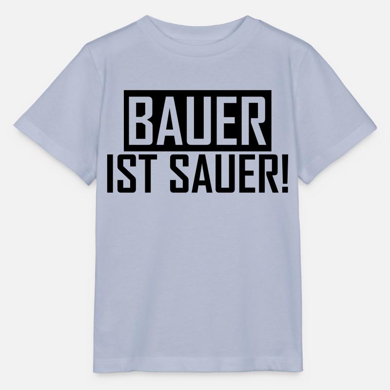 Bauer ist sauer Bauernprotest Landwirt Sprüche - Stanley/Stella Kinder T-Shirt MINI CREATOR - Lavendel-Violett