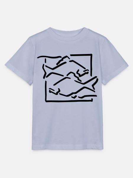 Sternzeichen Fische - Stanley/Stella Kinder T-Shirt MINI CREATOR - Lavendel-Violett