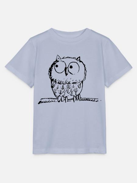 Waldkauz, Käuzchen, Eule, Uhu - Stanley/Stella Kinder T-Shirt MINI CREATOR - Lavendel-Violett