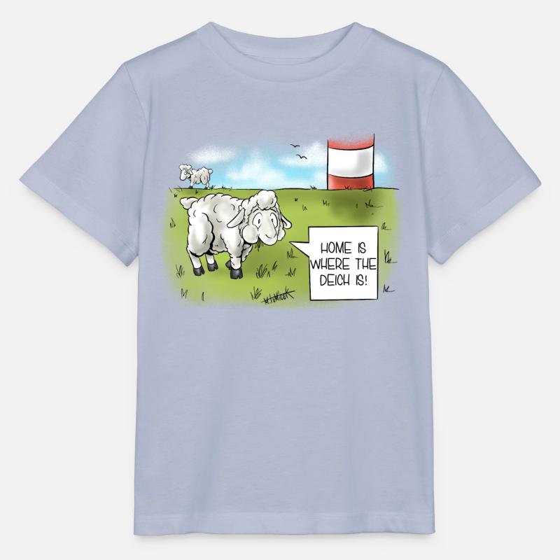 Deichschaf - Stanley/Stella Kinder T-Shirt MINI CREATOR  - Lavendel-Violett