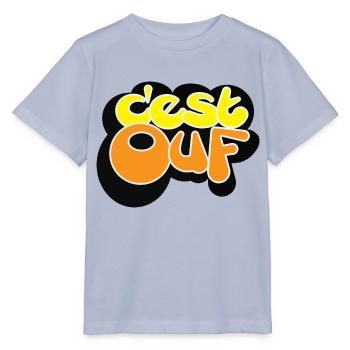 C EST OUF JAUNE - T-shirt bio MINI CREATOR Stanley/Stella Enfant - lavande-violet - Devant - Braiden (125cm)