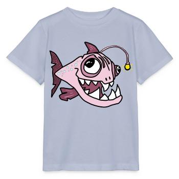 Anglerfisch - Stanley/Stella Kinder T-Shirt MINI CREATOR  - Lavendel-Violett - Vorne - Braiden (125cm)