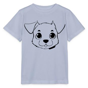 Niedlicher Hund - Stanley/Stella Kinder T-Shirt MINI CREATOR  - Lavendel-Violett - Vorne - Braiden (125cm)