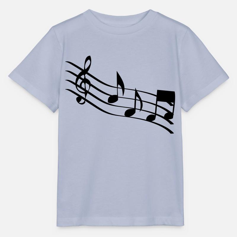 notes de musique - T-shirt bio MINI CREATOR Stanley/Stella Enfant - lavande-violet